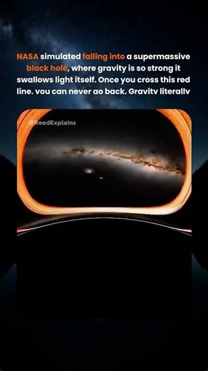 NASA Simulated Falling Into a Supermassive Black Hole
