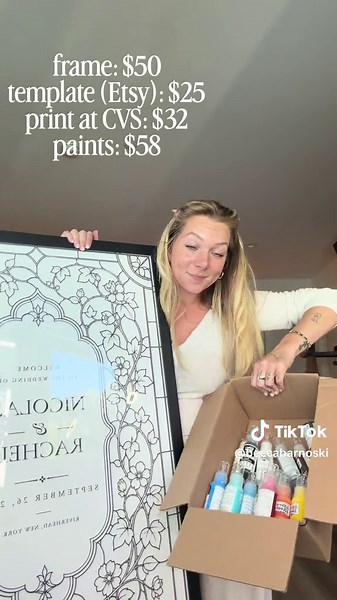 This was intense I must say #diystainedglass #stainedglass | stained glass wedding sign