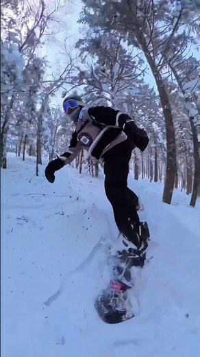 I don’t even know how this happened #snowboarding #glades #powder #winter #outdoorhobbies