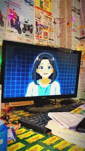 Sara se kuchh baten karte hue #ai #experiment #machine #computer #anime rtificial