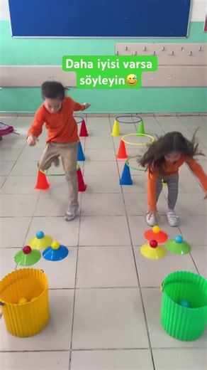 Obstacle Course Race in the Classroom | Attention and Coordination Game #shorts