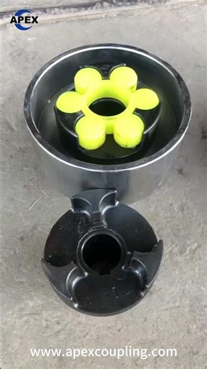 Elastic pin coupling #powertransmission #jawcoupling #flexiblecoupling