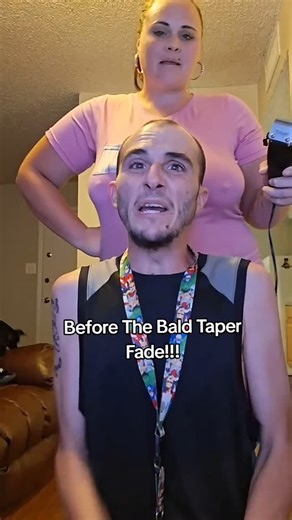 Lilunc on Instagram: "DO YOU LOVE UNCS NEW BALD TAPER FADE? #baldtaperfade #massive #heart #funny"