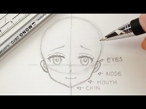 How to draw Anime✍🏻| Basic Tutorial for beginners| 描き方講座 ❣️ANIME |Strawberrypuffcake