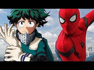 Mha react to deku as spider-man