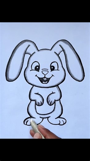 Cute Rabbit 🐰 #raddit #drawing #shorts #trending