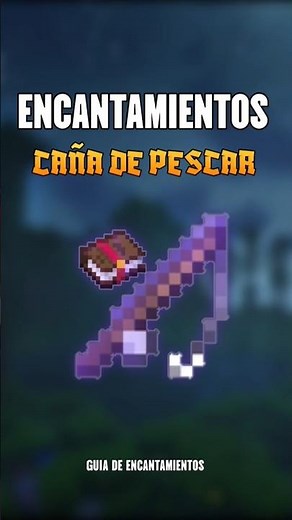Encantamientos para tu caña de pescar en Minecraft #minecraft #survival #tutorial #viral #fyp