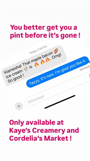 This flavor is for the ice cream and meat lovers.😃Maple Bacon is a sweet and savory combination. We hear it taste like breakfast 🥞🥓 A little taste of Memphis for the fall! #901foodie #901eats #memphis #901 | Kaye's Pints & Scoops