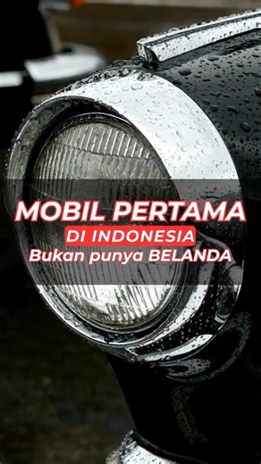 Turns out this is the first car in Indonesia! It's not Dutch 😱