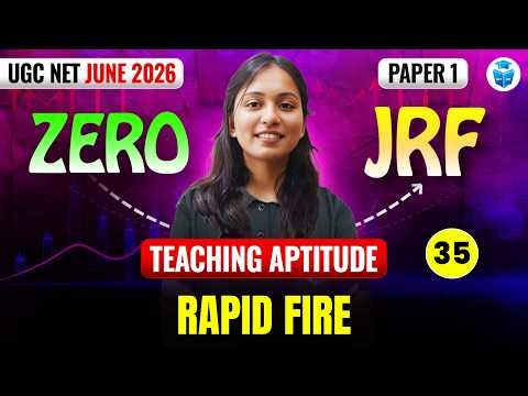 UGC NET Paper 1 Teaching Aptitude 2026 | Teaching Aptitude Most Important Questions With Concepts
