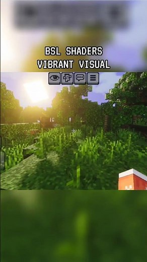 Best Shaders Realistic Mcpe 1.21 - 1.26 Bsl Shaders #minecraft #minecraftshorts #shaders