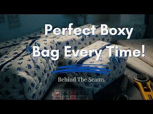 🧵✨ My Go-To Boxy Bag Method — No Raw Edges + Make Any Size!