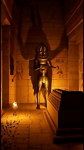 Awakening of Anubis: The Mummy Rises Beneath the Pyramid Deep within an ancient Egyptian pyramid, a sealed burial chamber is disturbed for the first time in thousands of years. Walls covered in sacred paintings and hieroglyphs depict Anubis—the god of the afterlife—performing rituals meant to guard the dead and protect the balance between worlds. As the chamber awakens, a long-entombed mummy begins to rise from its sarcophagus, its preservation a result of sacred rites and divine protection. The