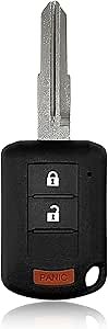 Replacement for Mitsubishi Lancer Outlander Sport Key Fob Remote Control 2016 2017 2018 2019 3 Buttons 315MHz OUCJ166N,Black