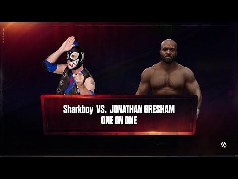 WWE 2k24 Sharkboy vs Jonathan Gresham