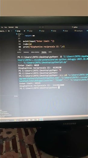 python | Euler project 'Diophantine Reciprocals II' | CodeLearning