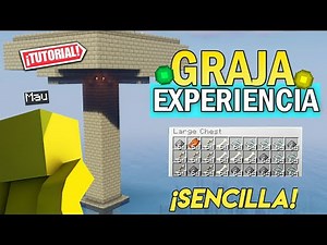 Cómo HACER una GRANJA de EXPERIENCIA SENCILLA en MINECRAFT 1.20