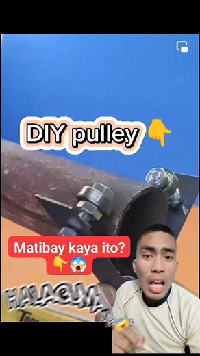 Matibay kaya ito?👇😱 DIY pulley 👇 #halagumana #halahindigumana #SharePost #reaction #idea #doityourself #Diskarte #trendingreels #tipsandtricks #SIPAGLANG #PARAAN #trendingreels #trendingpost #tips #trendingreels2023 #tipsandtricks #idea #diy #construction #reels #try #tryit #anona #Solution #problemsolved #DIY #tip #kadiskarte #tool #toolset #toolbox #toolkit #tooltips #powertools #electrician #pintor #forman #plumber #mason #karpentero #diy #kadiskarte #constructionlife #teamkadiskarte #diyc