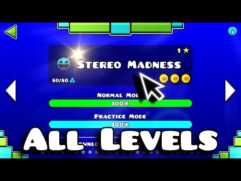 Geometry Dash: All Main Levels (All Coins)