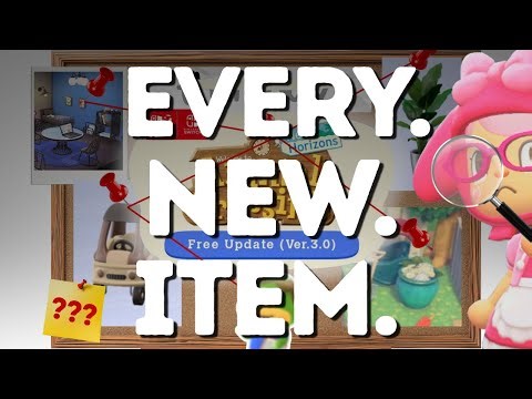 ✨EVERY New Item in ACNH 3.0 Update (All 40+ Items Analysed)🔍✨