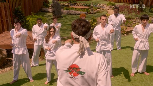 It's time to refresh your karate memory. Previously on... Cobra Kai. | Netflix