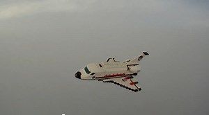 A Lego Space Shuttle Memorial Takes To The Stratosphere