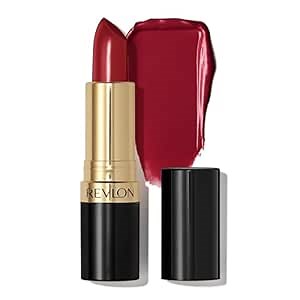 Revlon Super Lustrous Lipstick, 810 Uncut Ruby, 0.15 oz | Creamy lipstick with microfine pigments for rich, lightweight color. Conditioning formula for soft, fuller-looking lips.