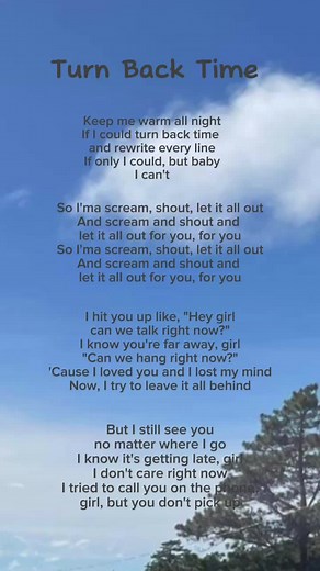 #foryou #turnbacktime #danielschulz #songlyrics #lyrics