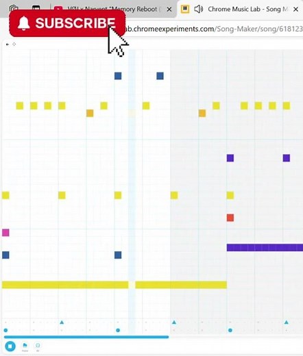 Memory Reboot Slowed on chrome music lab! #music #chromemusiclab #flstudio #remix #phonk #musiclab