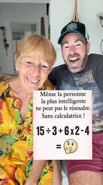 IMPOSSIBLE SANS CALCULATRICE 😅 #enigme #logique #maths