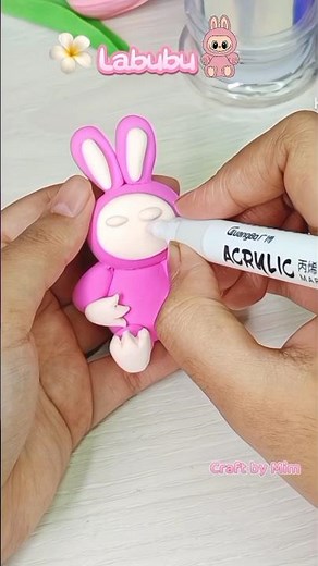 💖Labubu craft 💖 #diy #labubu #labubucraft #shorts #craftbymim