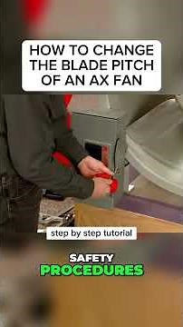 How to Change the Blade Pitch of an AX Fan - Step-by-Step Tutorial