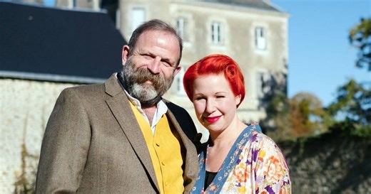 Angel and Dick discuss their Escape to the Chateau tour