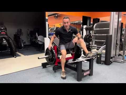 HIP THRUST GLUTE MACHINE PLATE LOADED COMMERCIAL HIP DRIVE - 8133