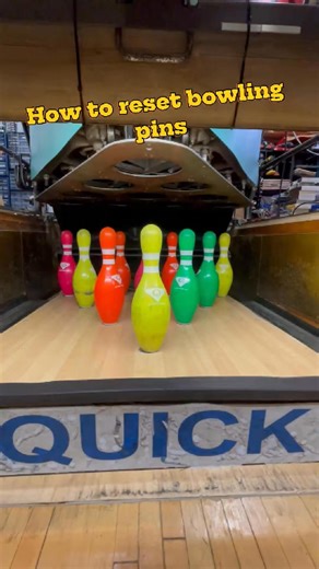 How to reset a bowling pin #ForYou #knowledge #popularscience #machinery #bowling | mechmaster6