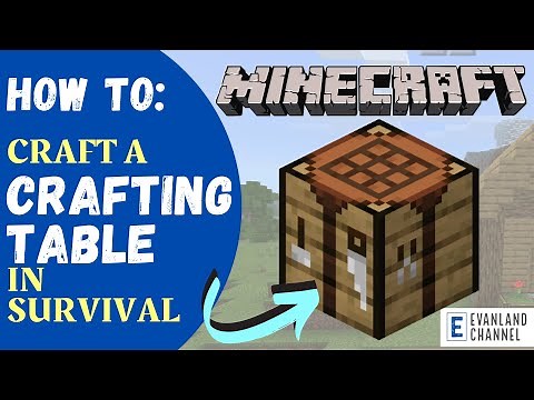 MINECRAFT | How to Make a Crafting Table | Crafting Tutorials