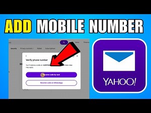 How to Add Mobile Number in Yahoo Mail Account (2026) (Complete Guide)