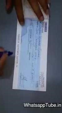 How to make a fake bank check 😉