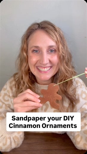 That Art Teacher on Instagram: "DIY cinnamon ornaments you can refresh year after year. A quick sandpaper rub brings the cinnamon scent right back to life. Perfect for classroom crafts, holiday gifts, or adding a handmade touch to your tree. #diyornaments #cinnamonornaments #holidaycrafts #artteacherprojects #handmadeholiday #thatartteacher #diy #homemade #iteachart"