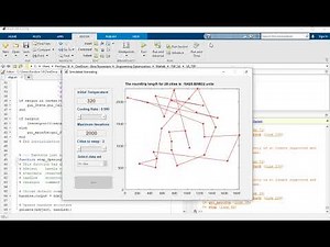 Modeling simulated annealing to solve traveling salesman problem (TSP)