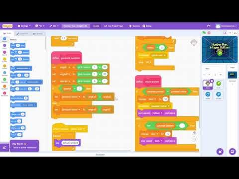 Number Run: Integer Edition