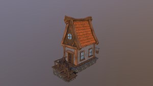 Medieval house - Download Free 3D model by alekseykarp665