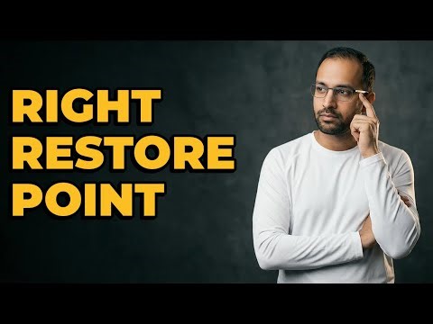 What Criteria Identify The Right Cloud Restore Point?