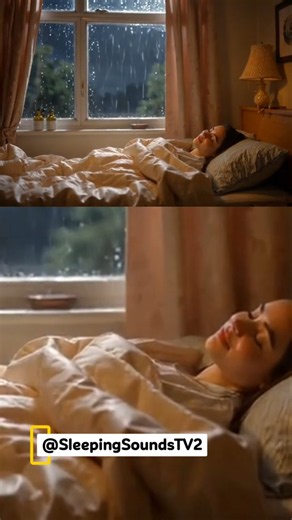 Sleeping alone in Rainy Night 🌃 and Relaxing ☺️ #shorts #viral @SleepingSoundsTV2