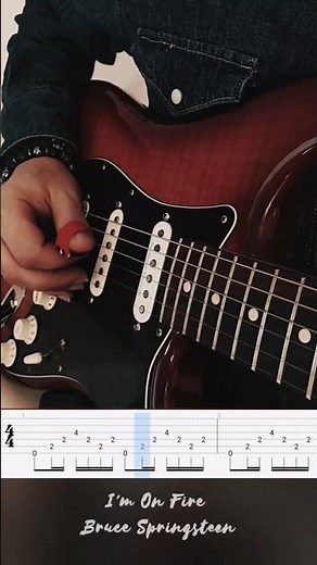 How to play Bruce Springsteen "I'm on Fire" the right way.