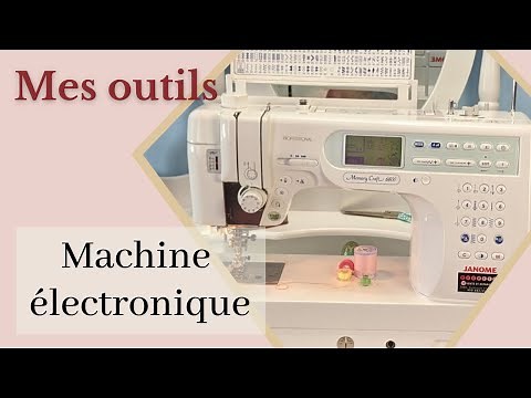 Ma machine à coudre électronique (Janome 6600 - Memory Craft)