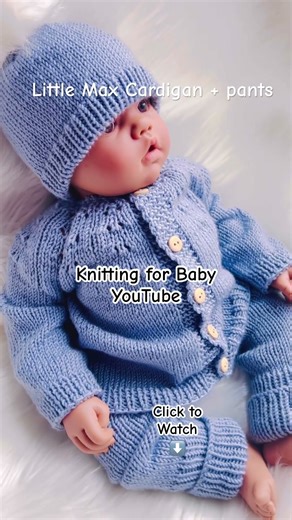You’ll Love It!💕 ADORABLE Baby Cardigan New Knitting Pattern #knittingforbaby #shorts