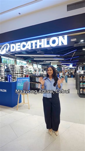Here's your Quick Guide to Decathlon Ayala Center Cebu! 📍 The Queen City’s 3rd Decathlon is officially OPEN, and we’ve brought something special: the Town Store! Designed for the urban athlete, this concept is all about speed, convenience, and high-tech gear. Wondering what’s inside or where to find us? We've got the ultimate tour of your new sporting home! ➡️ From running to racket sports, to our full digital catalog at your fingertips, we’re making sure your next adventure starts the moment y