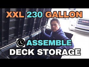 XXL 230 Gallon Deck Storage Container Box