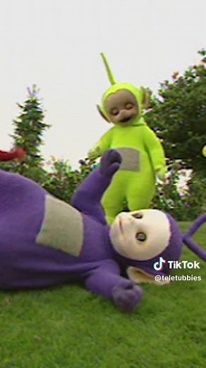 Teletubbies all four dancing together - easy 4-person dance